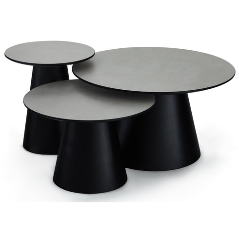 Round Coffee Table Tango ø80x40 - Light Grey